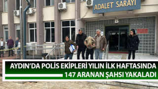 Aydın’da polis ekipleri 147 aranan şahsı yakaladı