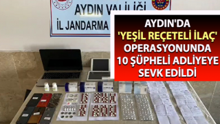 Aydın'da Yeşil Reçete İlaçları Operasyonu: 10 Şüpheli Gözaltına Alındı