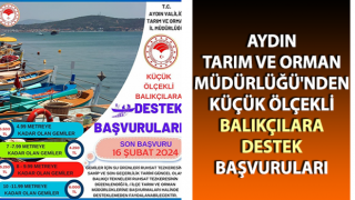 Balıkçılara destek başvuruları başladı