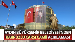 Büyükşehir Belediyesi’nden Karpuzlu Çarşı Camii açıklaması