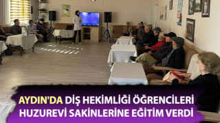 Huzurevi sakinlerine diş sağlığı eğitimi verildi