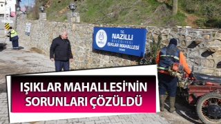 Işıklar Mahallesi'nin sorunları çözüldü