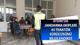 Jandarmadan, traktör sürücülerine eğitim