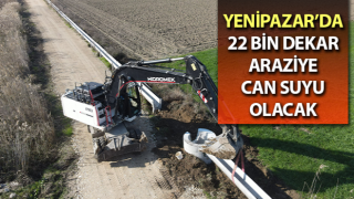 Sulama kanalı 22 bin dekar araziye can suyu olacak