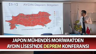 Aydın Lisesi'nde deprem konferansı düzenlendi