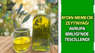 Aydın Memecik Zeytinyağı Avrupa Birliği'nde tescil edildi