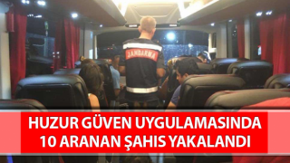 Aydın’da aranan 10 şüpheli şahıs yakalandı