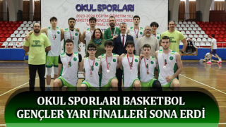 Aydın'da genç basketbolcuların mücadelesi