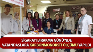 Aydın’da vatandaşlara karbonmonoksit ölçümü yapıldı