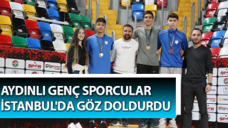 Aydınlı genç sporcular İstanbul'da göz doldurdu