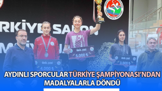 Aydınlı sporcular, şampiyonadan madalyalarla döndü