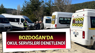 Bozdoğan’da servis sürücüleri bilgilendirildi