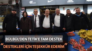 "Destekleri için teşekkür ederim"