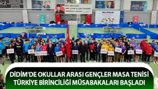 Didim’de masa tenisi müsabakaları başladı