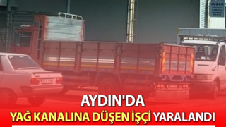 İşçi yağ kanalına düşerek yaralandı