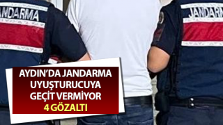 Jandarma uyuşturucuya geçit vermiyor: 4 gözaltı