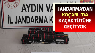 Jandarma'dan Koçarlı’da kaçak tütüne geçit yok