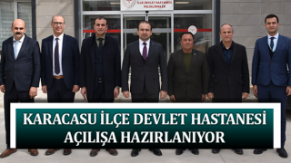 Karacasu İlçe Devlet Hastanesi açılışa hazırlanıyor