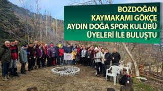 Kaymakam Gökçe, Aydın Doğa Spor Kulübü üyeleri ile buluştu