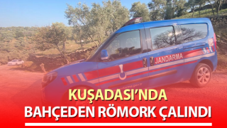 Kuşadası'nda römork hırsızı yakalandı