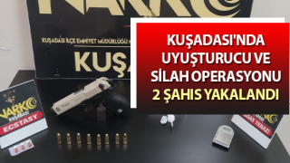 Kuşadası’nda yakalanan iki şahıstan uyuşturucu ele geçirildi