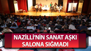 Nazilli’de sanatseverlerden yoğun ilgi