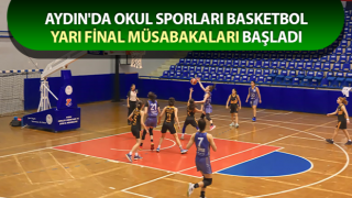 Okul Sporları Basketbol Yarı Final Müsabakaları başladı