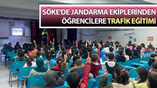 Sökeli öğrenciler trafik konusunda bilgilendirildi