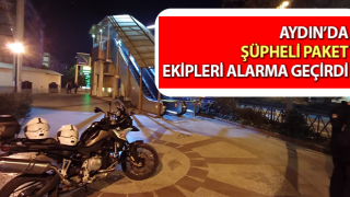 Üst geçitteki şüpheli paket ekipleri alarma geçirdi