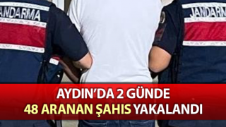 Aydın’da 48 aranan şahıs yakalandı