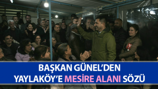 Başkan Günel’den Yaylaköy’e mesire alanı sözü