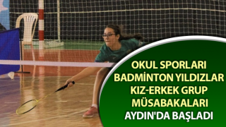 Genç yeteneklerin badminton mücadelesi başladı