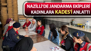 Jandarma kadınlara KADES'i anlattı