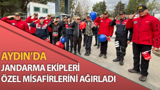 Jandarma özel misafirlerini ağırladı