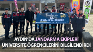 Jandarma üniversite öğrencilerini bilgilendirdi