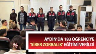 Jandarmadan 183 öğrenciye 'Siber zorbalık' eğitimi