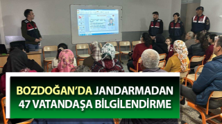 Jandarmadan 47 vatandaşa bilgilendirme