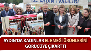 Kadınlar el emeği ürünlerini görücüye çıkarttı