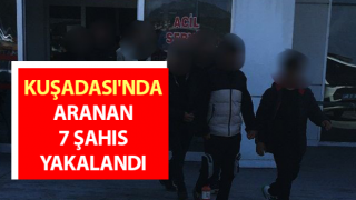 Kuşadası'nda aranan şahıslar yakalandı