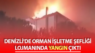 Lojmanda çıkan yangın korku ve paniğe neden oldu