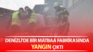 Matbaa fabrikasında korkutan yangın