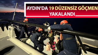 Mobil radar tespit etti, 19 düzensiz göçmen yakalandı