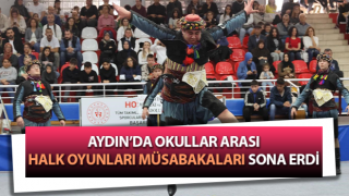 Okullar arası halk oyunları müsabakaları sona erdi