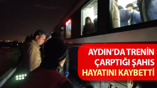 Trenin çarptığı şahıs hayatını kaybetti