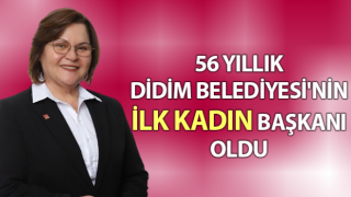 56 yıllık Didim Belediyesi'nin ilk kadın başkanı oldu