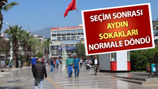 Aydın sokakları normale döndü