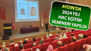 Aydın'da 2024 yılı hac eğitim semineri yapıldı