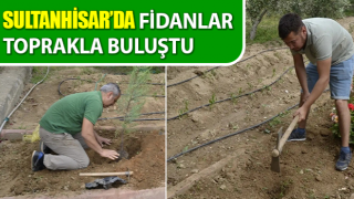 Aydın’da fidanlar toprakla buluştu