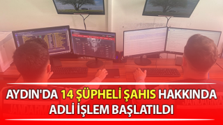 Aydın'da sibergöz operasyonu