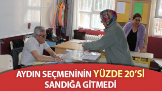 Aydın’ın yüzde 20’si sandığa gitmedi